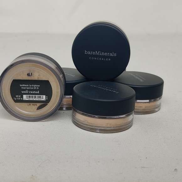 2 for$27 bareMinerals Well Rested powder eye concealer brightener coverup makeup - Picture 2 of 3